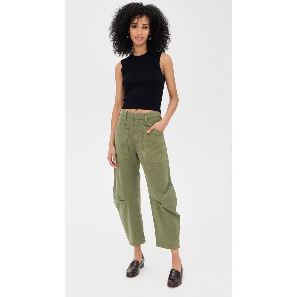 Nili Lotan Shon Pants in Green, Sz 0